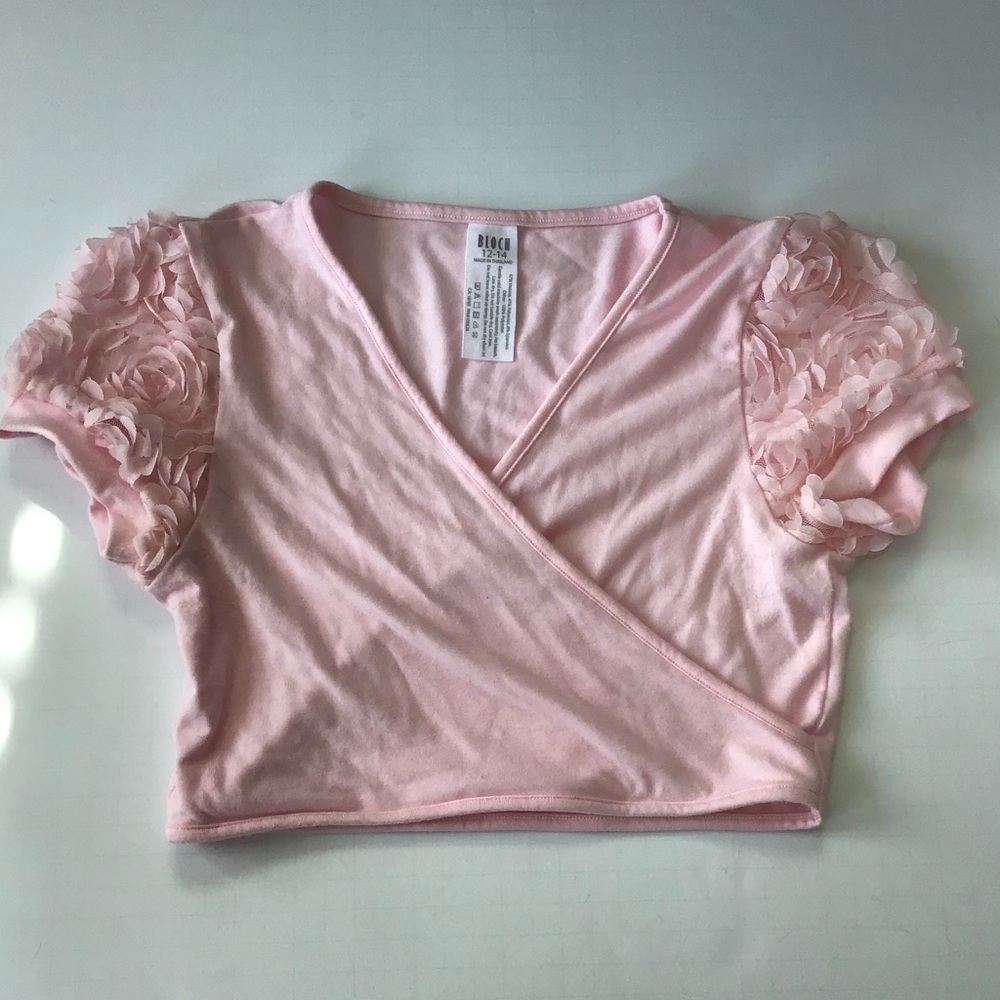 Dance Ballet Rose Sleeve Coverup Girl 12-14